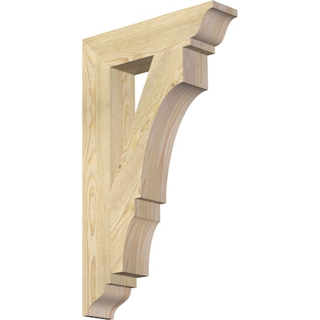 Ekena Millwork Balboa Traditional Rough Sawn Bracket, Douglas Fir, 4"W x 18"D x 30"H BKT04X18X30BOA01RDF